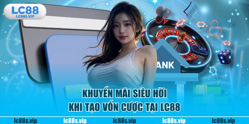 Khuyến mãi siêu hời khi tạo vốn cược tại LC88