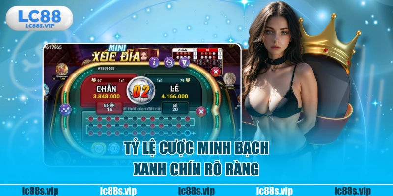 Tỷ lệ cược minh bạch, xanh chín rõ ràng